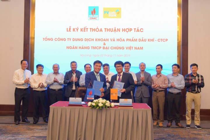 Lễ ký kết Thỏa thuận hợp tác giữa DMC và PVcomBank